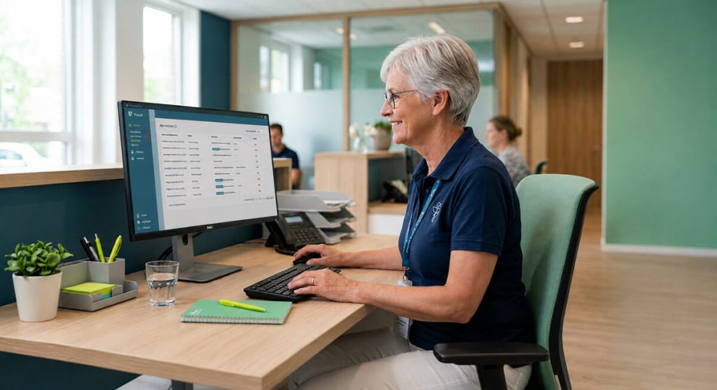 Viduet Consulten inplannen met Oproepkalender