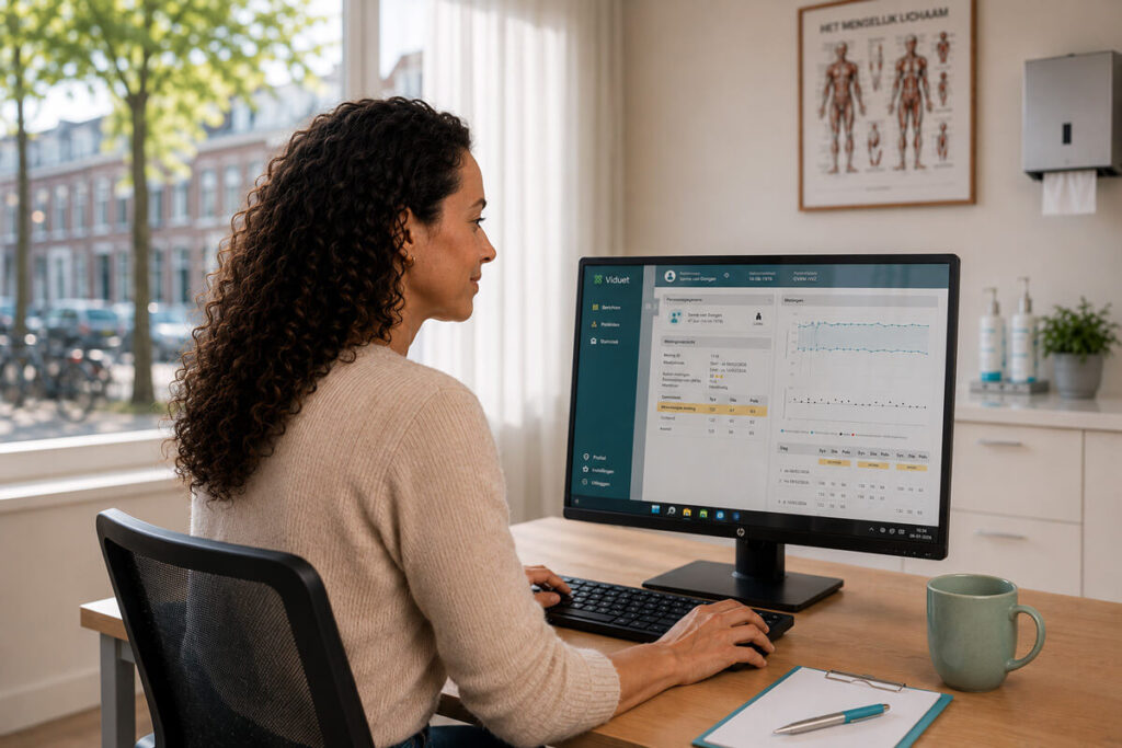 POH aan het werk met Viduet dashboard