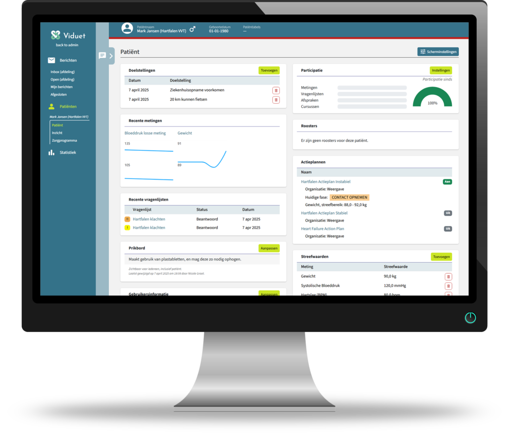 Viduet Dashboard